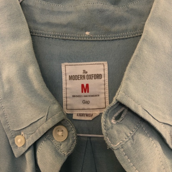 Gap Light Weight modern Oxford - green M - Picture 2 of 2